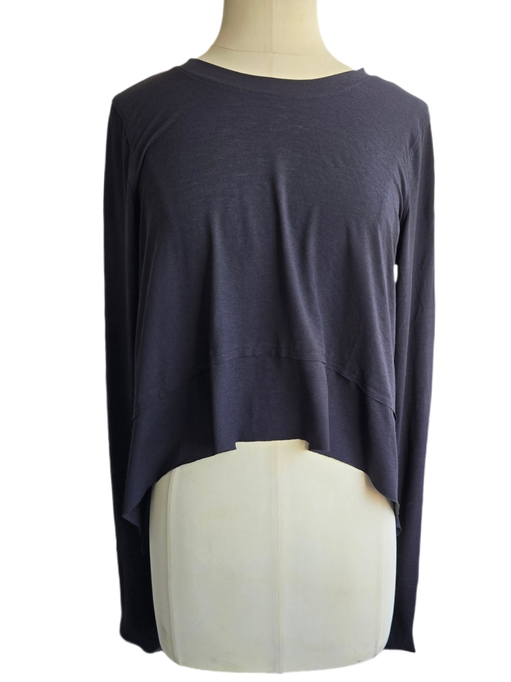 FP MOVEMENT Breezy Tempo Long Sleeve High/low Tee In Black